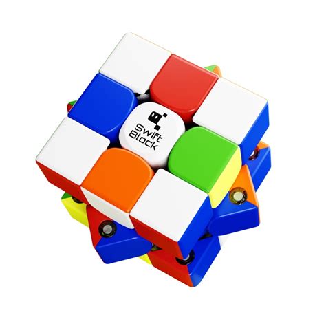 Moyu RS3M V5 2023 Ball Core UV Coated 3x3 Speed Cube With Display Stand