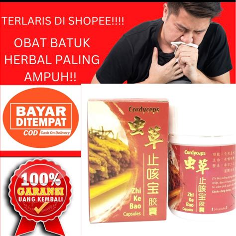 Jual Cordyceps Cordyceps Kapsul Obat Batuk Asma Obat Batuk Zhi Ke