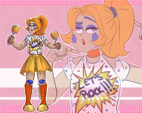 Rockstar Chica Fnaf Au Cpo Sm Fnaf Art Fnaf Drawings Fnaf