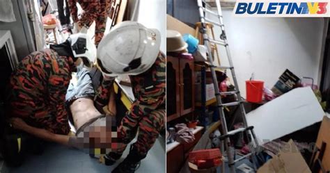 Warga Emas Jatuh Bumbung Ke Rumah Jiran | BULETIN TV3 Malaysia