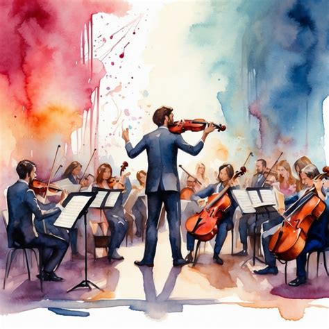 Symphony Orchestra Art Print Free Stock Photo - Public Domain Pictures