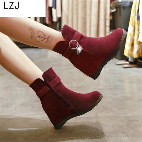 Mulheres Botas De Neve Senhoras Inverno Quente Sapatos Casuais Rendas