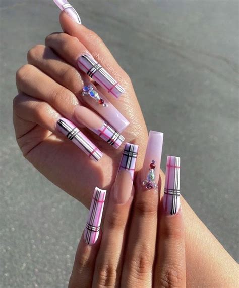 Pin By Moneyyy On Nails Long Square Acrylic Nails Acrylic Nails