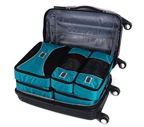 PRO Packing Cubes Packwürfel im 6 teiligen Sparset Taschen mit 30