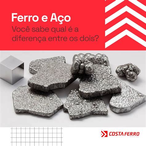 Aço E Ferro Diferença - Ferro ou aço: você sabe a diferença entre esses dois materiais ...