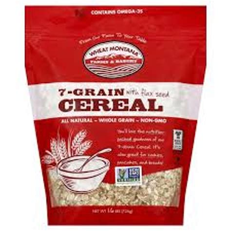 Wheat Montana 7 Grain Cereal With Flax Seed Way Fruit Farm