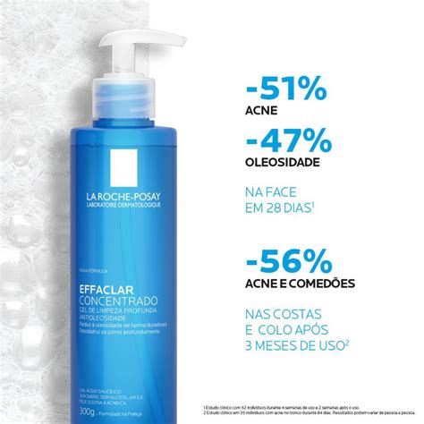 Gel De Limpeza Facial La Roche Posay Effaclar Concentrado 300g Panvel Farmácias