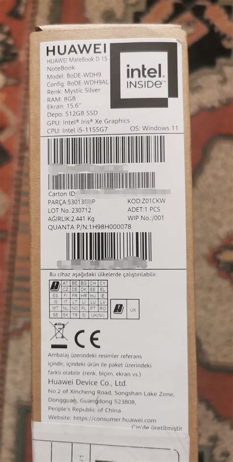Huawei Matebook D15 i5-1155G7 8GB Ram 512GB SSD | DonanımHaber Forum