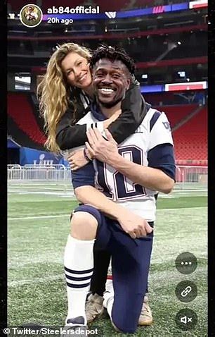 Antonio Brown Risks The Wrath Of Ex Teammate Tom Brady With FAKE Nude