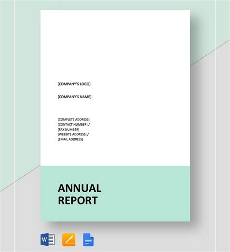50+ Annual Report Templates (Word & InDesign) 2021 | Design Shack