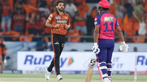 Ipl 2024 सनराइजर्स हैदराबाद ने 1 रन से जीता राजस्थान के मुंह से छीना