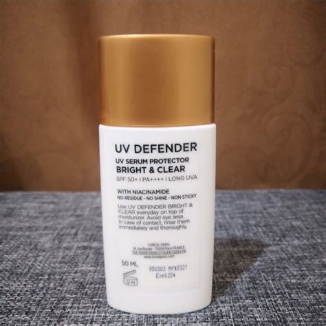 Preloved L Oreal Paris Uv Defender Serum Protector Sunscreen Bright