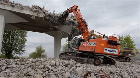 Hitachi ZX 870 3 High Reach Demolition With Mantovanibenne CR 80