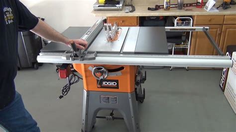 Ridgid Table Saw Guide