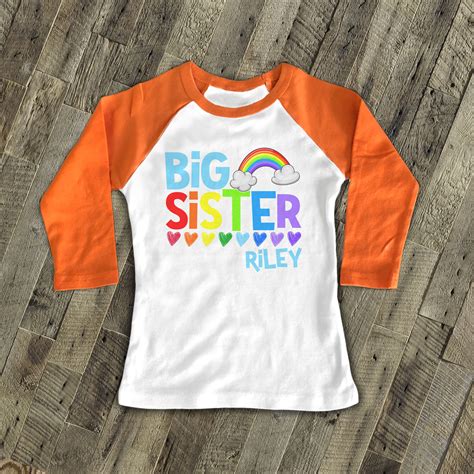 Personalized Big Sister T Shirts And Ts