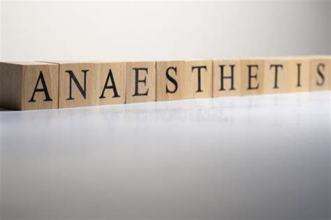 Dictionary Definition of the Word Anaesthetist. Close Up. Stock Image ...