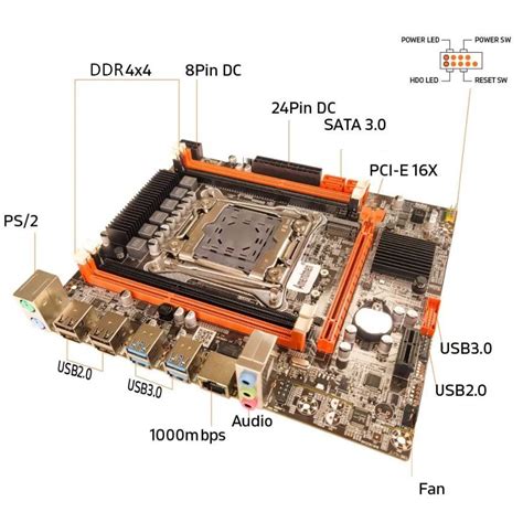 Материнская плата Intel ZX-X99, D4M купить по низкой цене с доставкой и ...