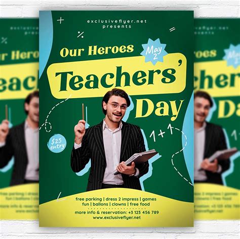 Download Teachers' Day Party - Flyer PSD Template | ExclusiveFlyer