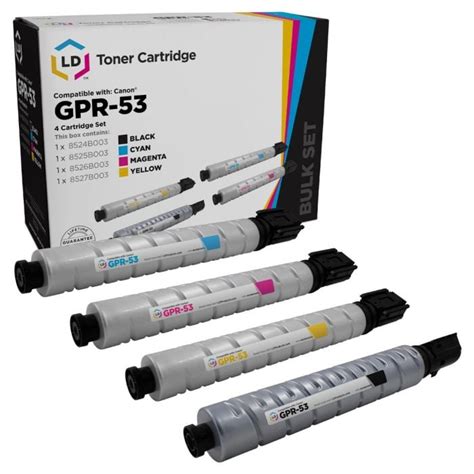 Canon Gpr Bk C M Y Set Of Toner Cartridges Inkjets