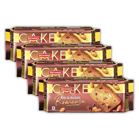 Britannia Nut Raisin Romance Cake G Pack Of Amazon In