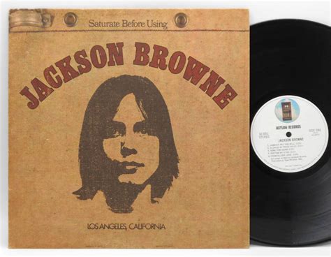 【やや傷や汚れあり】★us Orig Lp★jackson Browne1st 1972年 初回白ラベル 麻パルプジャケ インナー付 高音圧 Jesse Ed Davis参加 『doctor