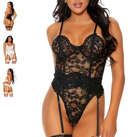 Yandy Intimates Sleepwear Nwt New Steal A Kiss Place Teddy One Piece Lingerie Yandy Black