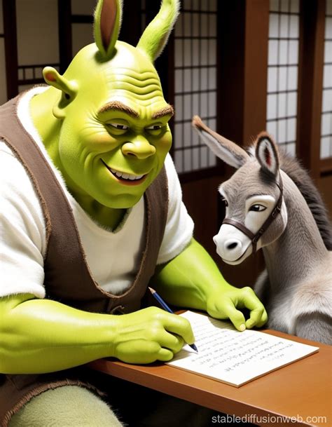 shrek and donkey fighting together in ww2 Prompts | Stable Diffusion Online