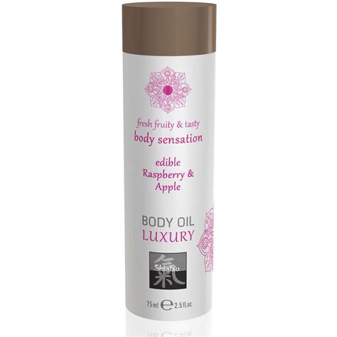 Luksuzno užitno olje Hot Shiatsu malina Lolita Erotic Shop sex shop