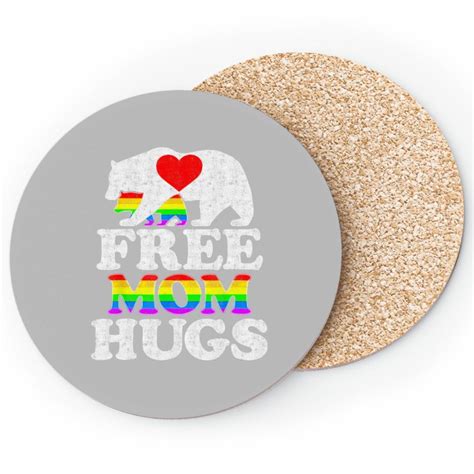 Lgbt Pride Gay Lgbt Pride Mama Bear For Women Mom Hugs Coasters Sold By Golferurinal Sku