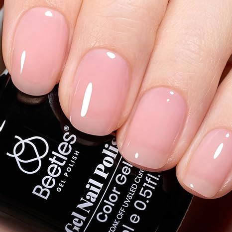 Amazon Beetles Nude Pink Gel Nail Polish Ml Pink Gel Polish Jelly Nude Color