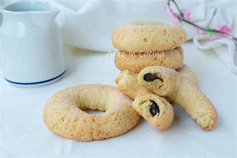 Ciambelle Di Pasta Frolla Alla Nutella Biscotti Ripieni