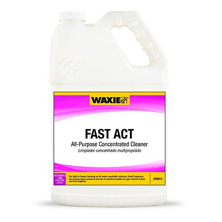 Waxie Fast Act All Purpose Concentrated Cleaner Gal Valley Janitor