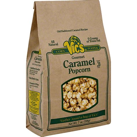 Vics Popcorn, Gourmet Caramel | Popcorn | Phelps Market