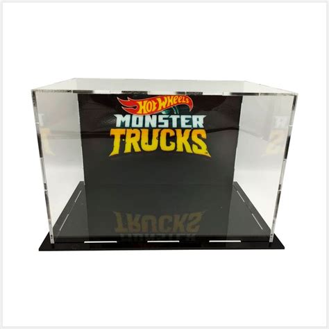 Monster Trucks Hot Wheels Exhibidor De Acr Lico Monster Trucks Novelty Sign Novelty