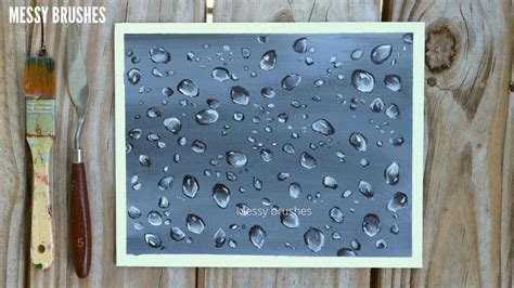 Daily Relaxing Art 35 Acrylic Painting Water Drops Painting Step