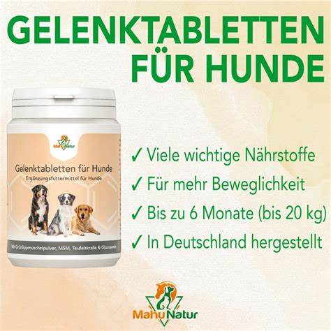 Gelenktabletten St Ck Gelenktabletten F R Hunde