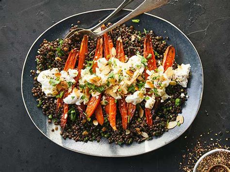 Beluga Linsensalat Mit Glasierten Karotten NEFF