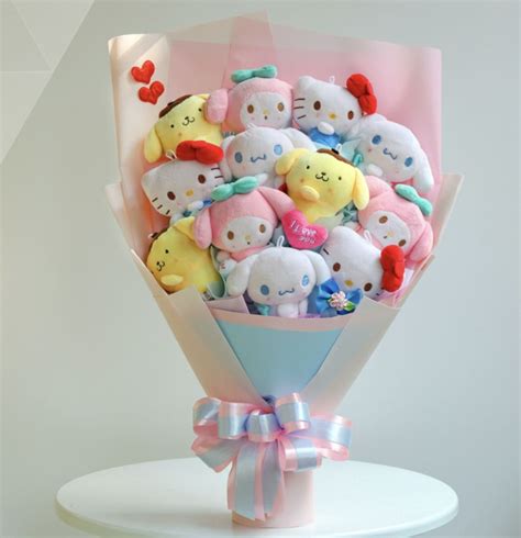 Instock sanrio characters bouquet hello kitty my melody cinnamoroll ...