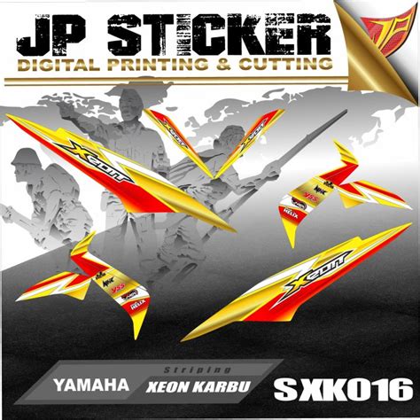 Sticker Striping List Variasi Xeon Rc Karbu 005 Lazada Indonesia