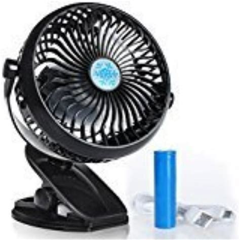 Clip On Fan Vshow Portable Usb Rechargeable Battery Operated Fan