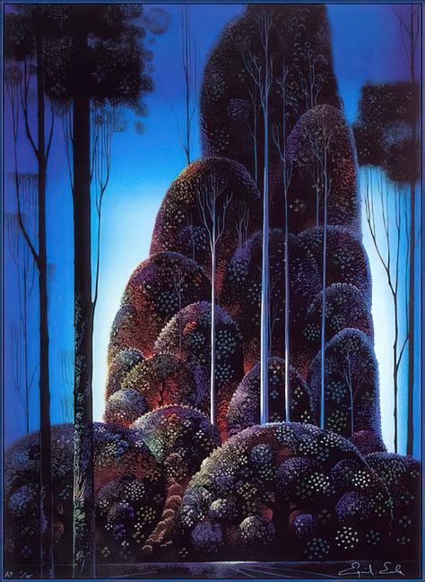 Eyvind Earle Tall Trees Painting By Elizabeth Charlotte Fine Art