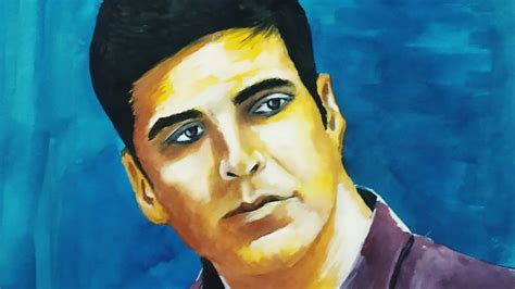 Akshay Kumar Painting Beautiful Portrait Painting Of Akshay Kumar