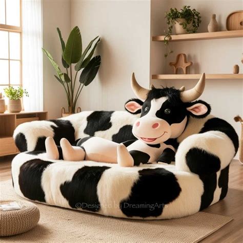 Cow Sofa Comfortable Fur Sofas Shaped Like Cows