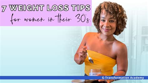 7 Weight Loss Tips For Women In Their 30s