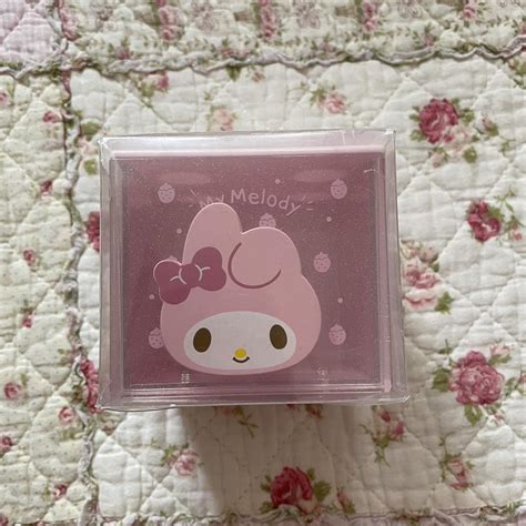 Sanrio My Melody Glitter Storage Box Shipping Is Depop