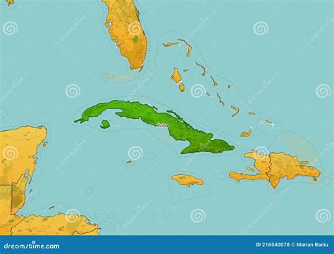 Cuba É America Central - Central america map cuba