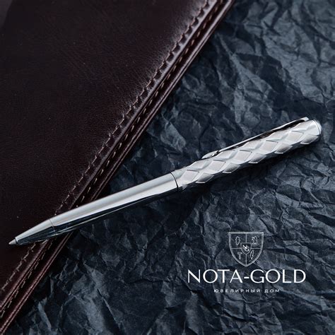 Эксклюзивная золотая шариковая ручка на заказ из белого золота с ...