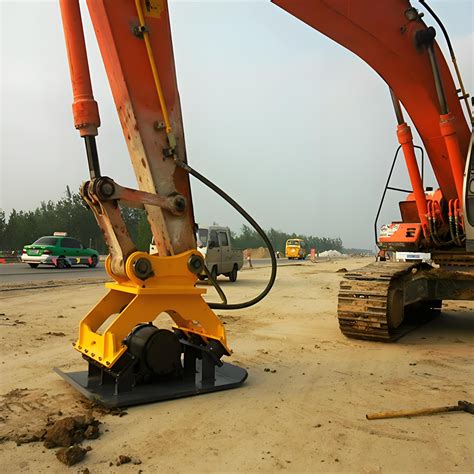 Hydraulic Vibro Plate Compactor Excavator Tamper Digger, High Quality