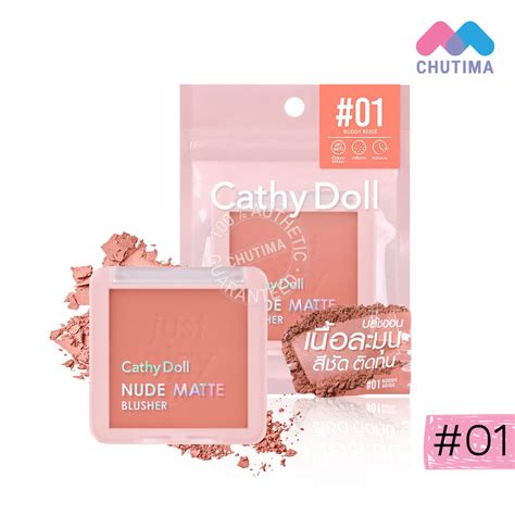 บลชออน เคทดอลล นด แมทท บลชเชอร Cathy Doll Nude Matte Blusher 6 g Shopee Thailand