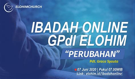 Ibadah Online Gpdi Elohim Batu Elohim Ministry